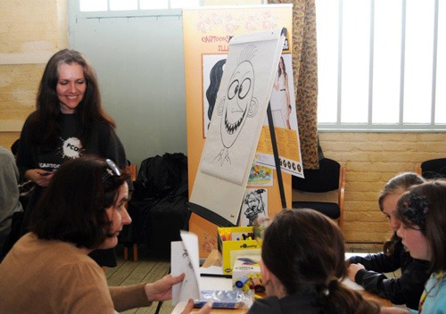 Cathy Simpson cartoon workshop