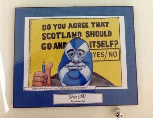 Steve Bell's take on Scottish independence