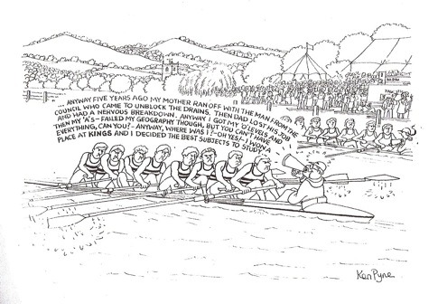Bloghorn: Henley Royal Regatta Cartoon © Ken Pyne from the UK Professional cartoonists' Organisation