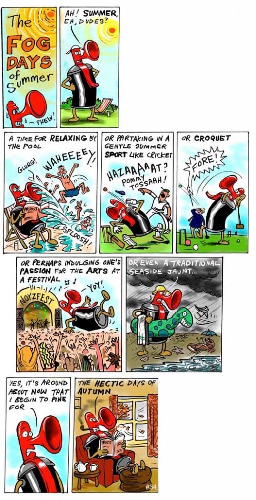 Foghorn cartoon strip  for July 07 @procartoonists.org