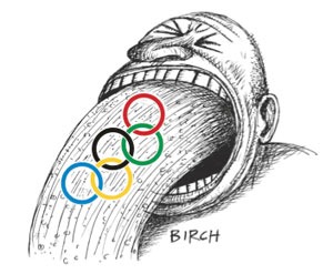 Andrew Birch Olympics cartoon