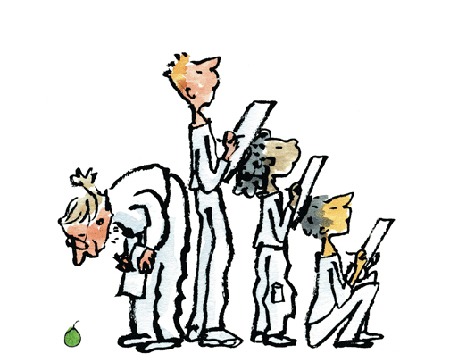 Quentin Blake cartoon for The Big Draw