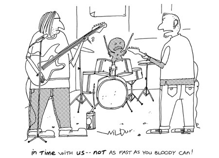 Music cartoon by Wilbur Dawbarn