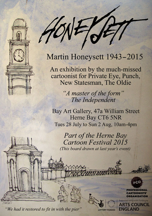 Honeysett exhibition poster