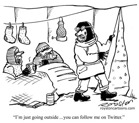 Twitter cartoon by Royston Robertson