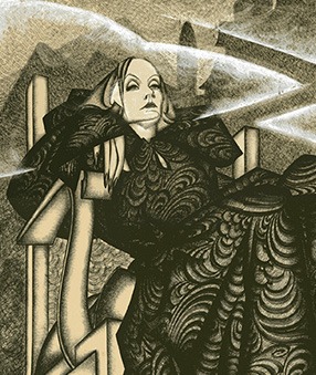 Conception of the Remote Austerity of Garbo (detail) by RS Sherriffs
