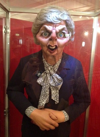 Margaret Thatcher puppet. Photo © Hilary Foster