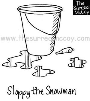 Sloppy the snowman by The Surreal McCoy