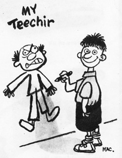 Young Cartoonist cartoon by Mac